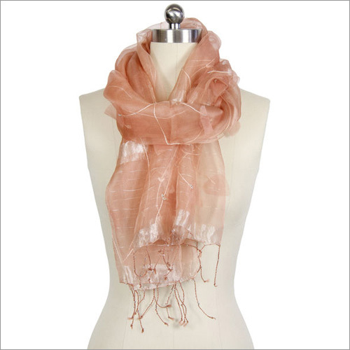 Silk Hand Embroidered Scarves