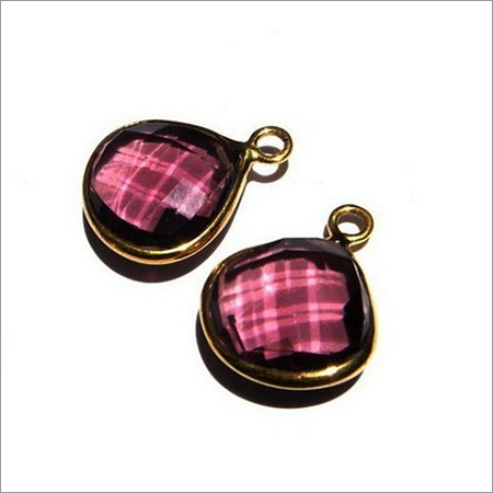 Pear Tourmaline Gemstone Connector