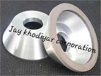 Resin Cup Wheel - Metal Bond, 4-10 Inch Size, Hole Size 50.8-101.6mm , Robust Design For Chamfering And Edge Polishing Of Stones & Tiles