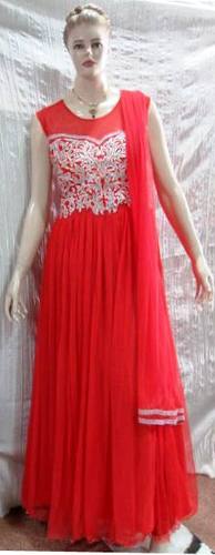 NET RED DRESS