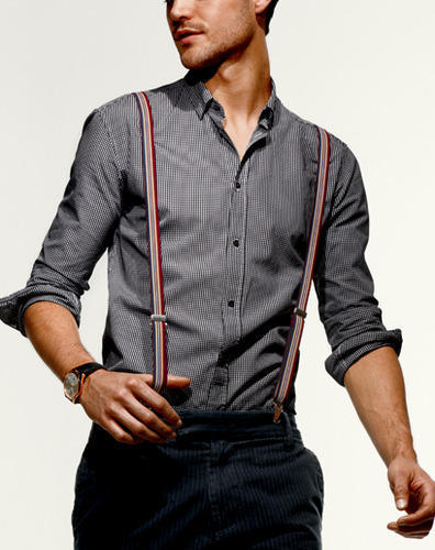 Suspender - Plastic Material, Clip Buckle Type | Ideal for Garments, Durable Design for Secure Fit and Comfort