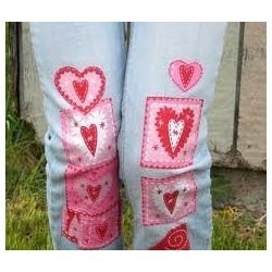 Jeans Patches - Denim Material, Size: S, M, L, XL, XXL, Plus Size | Enhanced Durability, Excellent Style, Superior Quality