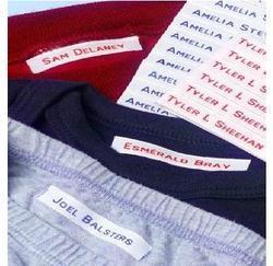 Name Label - Cloth Material, Length 25.4-127mm | Excellent Printing, Fine Texture for Garments