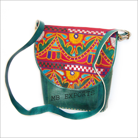 Green Women Messenger Bag