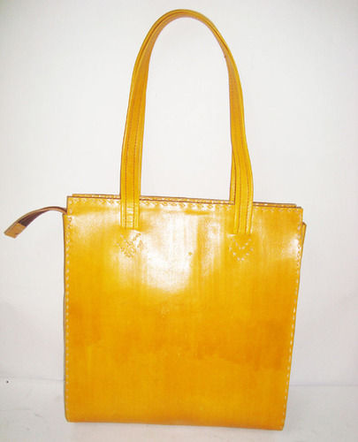 Yellow tote bag