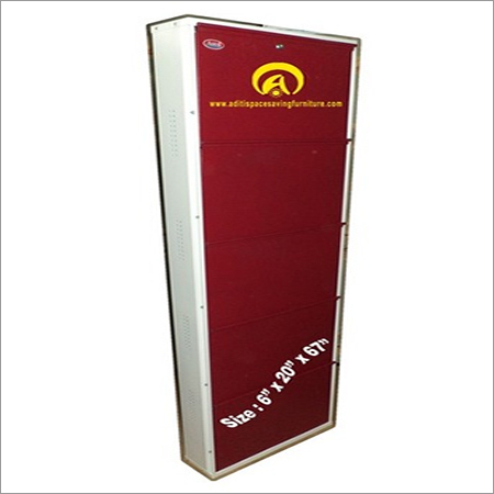 5 Shelves Red N White Shoe Rack