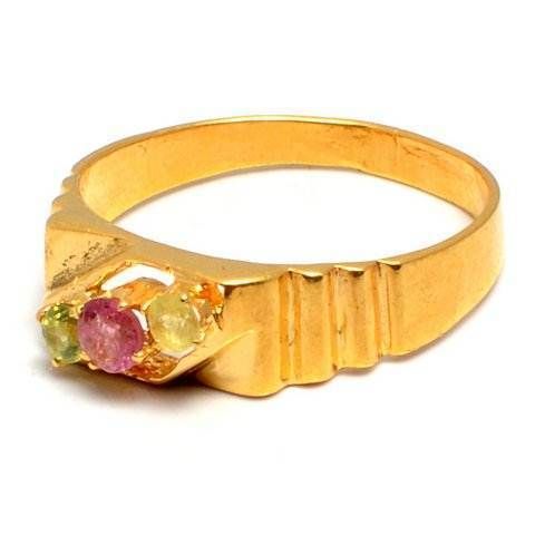 Round Tourmaline Gemstone Ring