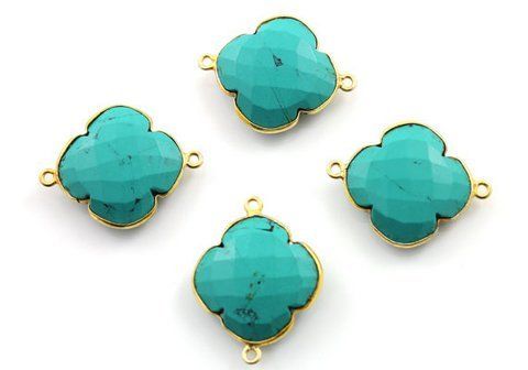 Turquoise Gemstone Connector