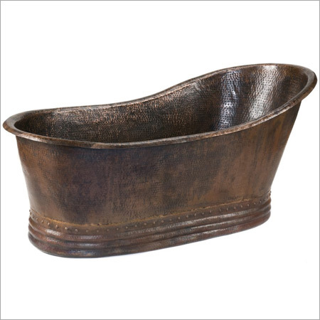 Bathrooms Sinks Freestanding Copper Bathtub