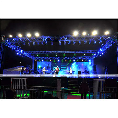 Silver Stage Lighting Truss