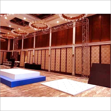 Aluminum Alloy Lighting Truss - 60 x 40 x 23 ft , White and Silver Painted Finish for Event Usage