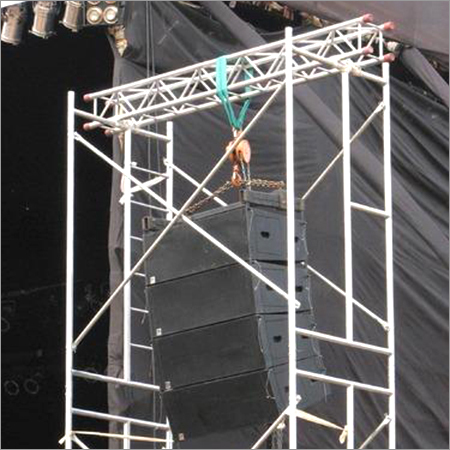 Aluminum Scaffolding Tower - 50 x 40 x 23 Inches | Angle Support Ropes and Tubes Components