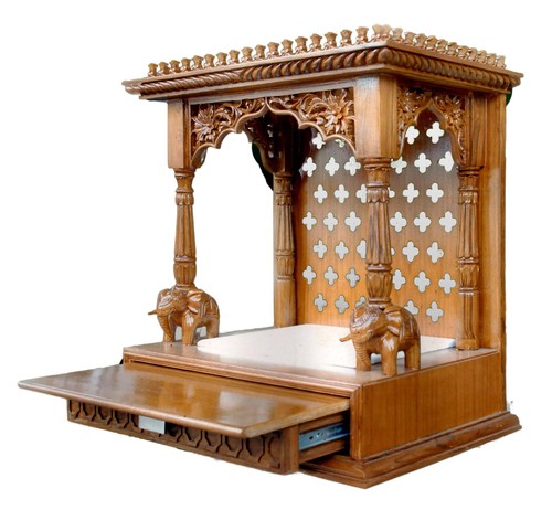 Handcrafted Wooden Mandir
