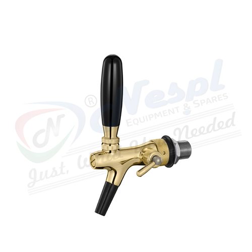 Gold Beer Tap with Plastic Spout Gold Beer Tap with Plastic Spout