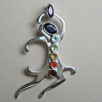 Gemstone Chakra Pendant Gender: Women's