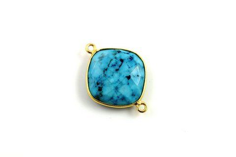Turquoise Gemstone Connector
