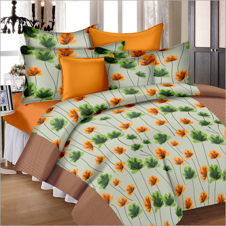 3D Cotton Printed Bed Sheet