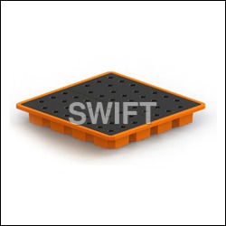 4 Drum Spill Containment Non Movable Pallets