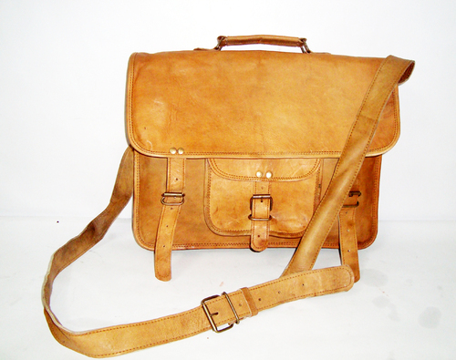 Brown Vintage Messenger Bag
