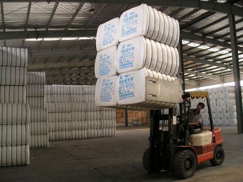 Diesel Powered Forklift with Bale clamp
