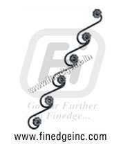 Ornamental Iron Clip on Unit