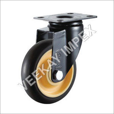 Shopping Cart TPR Brown Caster Wheel