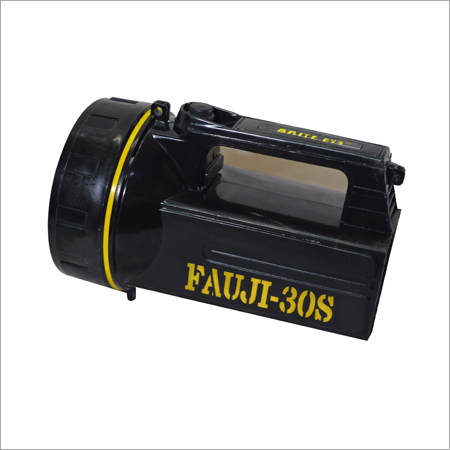 Police Flashlight - A.B.S Material 210x140x120 mm Black | High Illumination 5W LED Shockproof >500 Mtr Range Rechargeable >6 Hrs Runtime