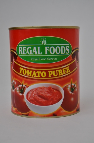 Tomato Puree - 400g Tin Can | Consistent Quality, Long Shelf Life, Rich Flavor, Ready to Use, Versatile for Soups and Sauces
