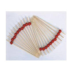 Bamboo Bead Red Height: 1 Inch (In)