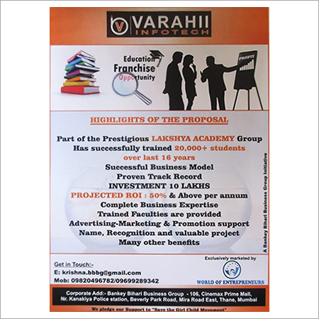 Education Franchising Opportunity