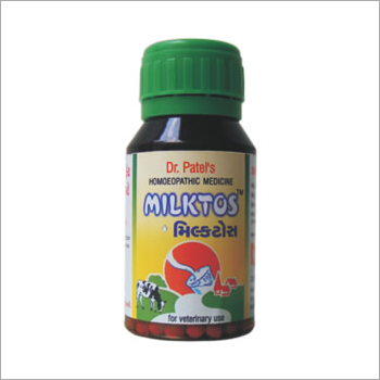 Milktos Pills - Plastic Bottle, Dark Brown with Green Cap | Increased Milk Yield, Improved Milk Quality, Treats Milk Fever