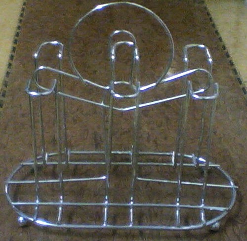 Glass Stand Oval Cat