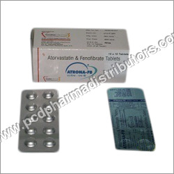 Atorvastatin 10mg + Fenofibrate 160mg Tablets (Atrona-)