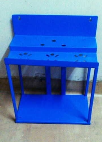 R.O. Stand - PVC Coated Metal, Size: Variable, Color: Blue | Durable Design, Easy Installation, Space Saving, Stable Support, Supports 25/50 LPH RO Purification Units