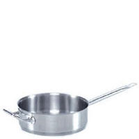 Sautepan With Lid, S/s Height: 6 Inch (In)