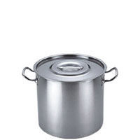 Hk Soup Pot With Lid, Stackable, Ss Height: 6 Inch (In)