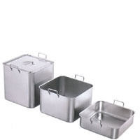 Bain-Marie Pan, Heavy, Stackable, S/S Height: 7 Inch (In)