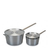 Saucepan With Lid, Aluminium Height: 15 Inch (In)