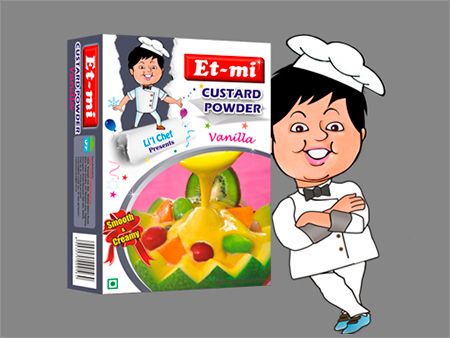 Custard Powder - Cornstarch-Based, Yellow Color, Various Net Weights | Easy to Use, No Preservatives, Superb Taste, Mild Flavor, 12-Month Shelf Life