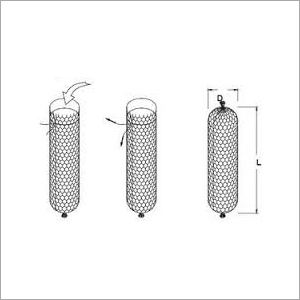Cylindrical Gabions or Sack Gabion