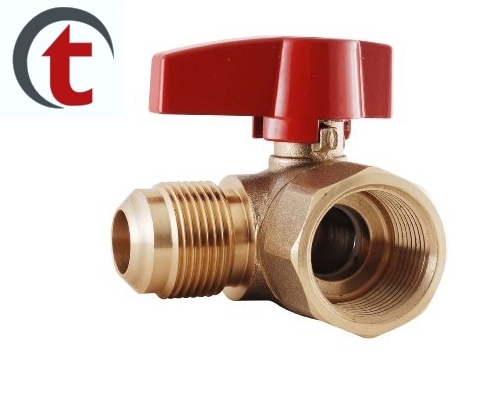 Brass Two Way Ball Valve With Adapter