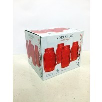 Yorkshire RED Mug fully colored 24oz