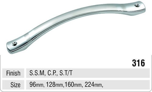 Drawer Cabinet Handles - Stainless Steel, 96-224mm, Silver | Easy Installation, Durable, Corrosion Resistant, Fine Finish
