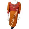 Orange Colored Kurtis