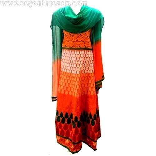 Multi Colour Anarkali Kurti