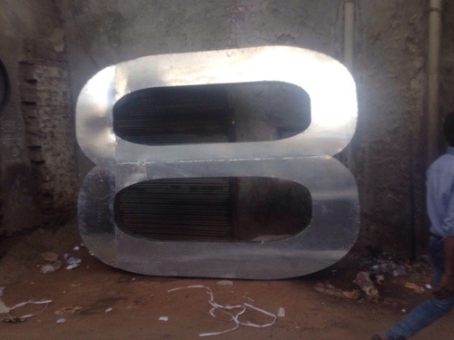 SS Letter Name Plate