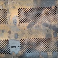 Perforated Plate - Steel Material, Standard Size, Grey Color | Sturdy Design, Easy Installation, Long Lasting Life, Perfect Finish