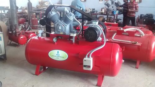 Reciprocating Air Compressor - SHE Series, 4-5 Ft Height, Diesel Powered, Maximum Pressure 175 PSI, Silent Operation, 1-Year Warranty, 100-150 Kg Weight, Suitable for Industrial Use
