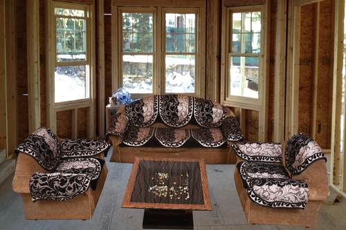 CHENILLE SOFA COVERS - Chenille Fabric, 23x27 Inches, Assorted Designs & Colors | Rectangular Shape, Suitable for Home and Hotel Use