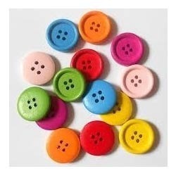 Round Cloth Button
